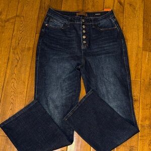 Judy Blue Dark Indigo Straight Fit Jeans
